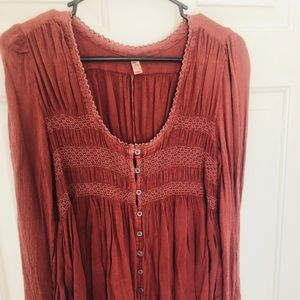 Flowy free people top